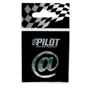 Lampa ΑΥΤΟΚΟΛΛΗΤΟ ΣΥΜΒΟΛΟ 3D TYPE-1 (@) 18mm