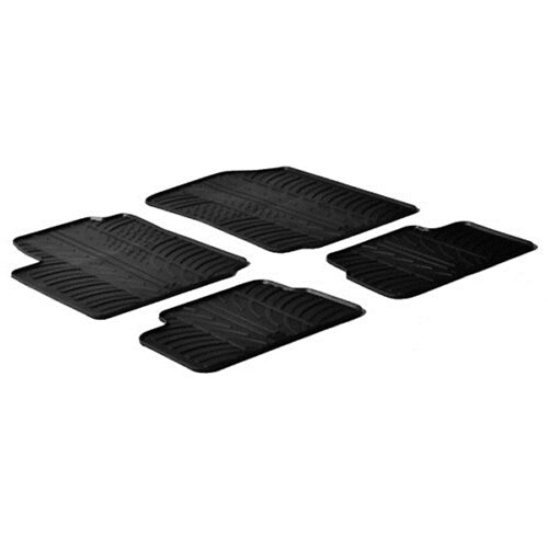 Lampa ΜΑΡΚΕ ΠΑΤΑΚΙΑ ΣΕ ΣΚΑΦΗ ΛΑΣΤΙΧΟ ΓΙΑ CITROEN C3 05/2002-09/2010 SUMISURA ΣΕ ΜΑΥΡΟ ΧΡΩΜΑ ΧΩΡΙΣ ΚΟΥΜΠΩΜΑΤΑ LAMPA – 4 ΤΕΜ.
