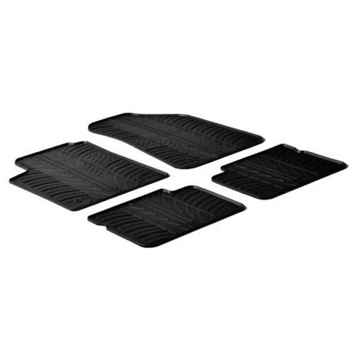 Lampa ΜΑΡΚΕ ΠΑΤΑΚΙΑ ΣΕ ΣΚΑΦΗ ΛΑΣΤΙΧΟ ΓΙΑ FIAT BRAVO 02/2007-2011 / LANCIA DELTA 06/2008-2015 SUMISURA ΣΕ ΜΑΥΡΟ ΧΡΩΜΑ ME ΚΟΥΜΠΩΜΑΤΑ LAMPA – 4 ΤΕΜ.