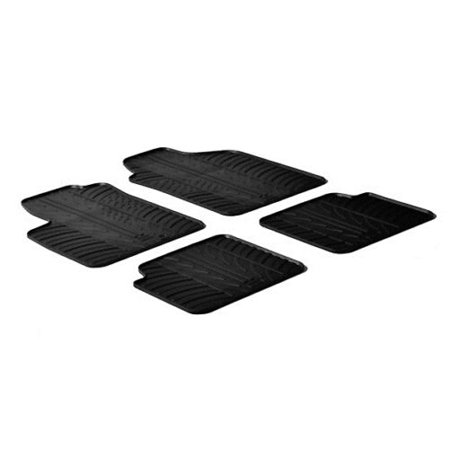 Lampa ΜΑΡΚΕ ΠΑΤΑΚΙΑ ΣΕ ΣΚΑΦΗ ΛΑΣΤΙΧΟ ΓΙΑ FIAT 500 07/2007-2016 / FIAT 500C 09/2007-06/2015 SUMISURA ΣΕ ΜΑΥΡΟ ΧΡΩΜΑ ME ΚΟΥΜΠΩΜΑΤΑ LAMPA – 4 ΤΕΜ.
