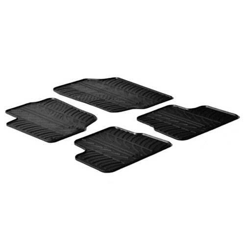 Lampa ΜΑΡΚΕ ΠΑΤΑΚΙΑ ΣΕ ΣΚΑΦΗ ΛΑΣΤΙΧΟ ΓΙΑ PEUGEOT 207 05/2006-2012 / 207 SW 05/2006-2013 SUMISURA ΣΕ ΜΑΥΡΟ ΧΡΩΜΑ ME ΚΟΥΜΠΩΜΑΤΑ LAMPA – 4 ΤΕΜ.