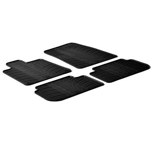 Lampa ΜΑΡΚΕ ΠΑΤΑΚΙΑ ΣΕ ΣΚΑΦΗ ΛΑΣΤΙΧΟ ΓΙΑ PEUGEOT 407 01/2004-2011 SUMISURA ΣΕ ΜΑΥΡΟ ΧΡΩΜΑ ME ΚΟΥΜΠΩΜΑΤΑ LAMPA – 4 ΤΕΜ.