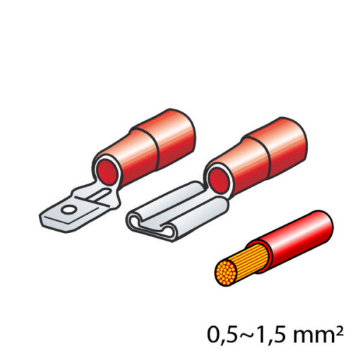 Lampa ΦΙΣΑΚΙΑ 6.3 x 0.8mm (40τμχ.)