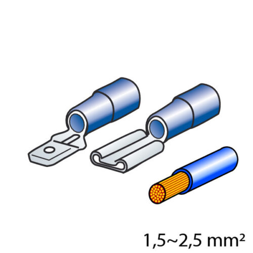 Lampa ΦΙΣΑΚΙΑ 6.3 x 0.8mm (40τμχ.)