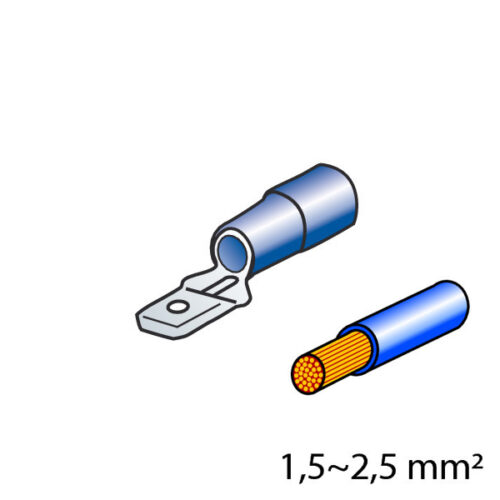 Lampa ΦΙΣΑΚΙΑ 6.3 x 0.8mm (10τμχ.)