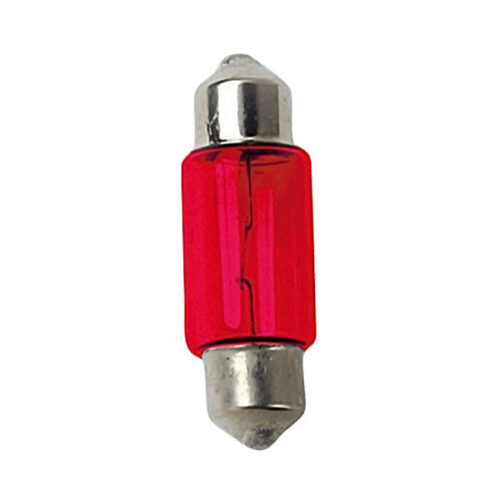 Lampa ΛΑΜΠΑΚΙΑ ΣΩΛΗΝΩΤΑ 12V/10w ΚΟΚΚΙΝΑ