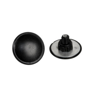 Lampa ΤΑΠΕΣ ΚΕΡΑΙΑΣ ΜΑΥΡΕΣ 22 mm 2 ΤΕΜ.