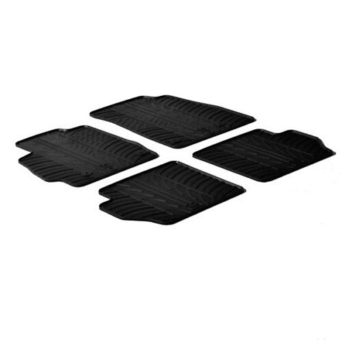 Lampa ΜΑΡΚΕ ΠΑΤΑΚΙΑ ΣΕ ΣΚΑΦΗ ΛΑΣΤΙΧΟ ΓΙΑ MAZDA 2 10/2007-2015 SUMISURA ΣΕ ΜΑΥΡΟ ΧΡΩΜΑ ME ΚΟΥΜΠΩΜΑΤΑ LAMPA – 4 ΤΕΜ.