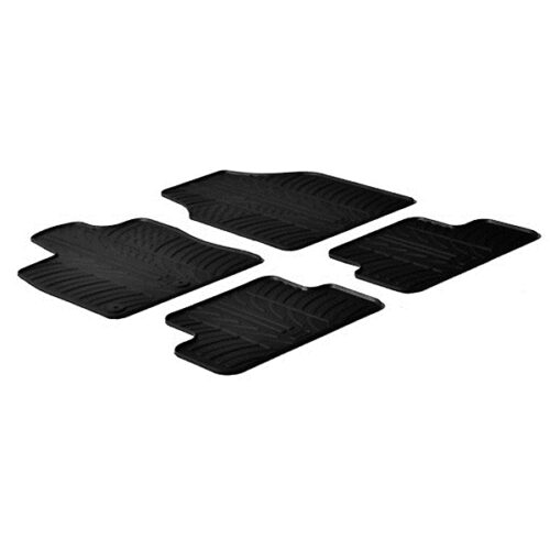 Lampa ΜΑΡΚΕ ΠΑΤΑΚΙΑ ΣΕ ΣΚΑΦΗ ΛΑΣΤΙΧΟ ΓΙΑ NISSAN QASHQAI 02/2007+ / QASHQAI +2 2008-2014 SUMISURA ΣΕ ΜΑΥΡΟ ΧΡΩΜΑ ME ΚΟΥΜΠΩΜΑΤΑ LAMPA – 4 ΤΕΜ.