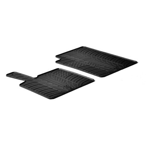 Lampa ΜΑΡΚΕ ΠΑΤΑΚΙΑ ΣΕ ΣΚΑΦΗ ΛΑΣΤΙΧΟ ΓΙΑ SMART FORTWO 07/1998-2014 / SMART FORTWO CABRIO 2007-2015 SUMISURA ΣΕ ΜΑΥΡΟ ΧΡΩΜΑ LAMPA – 2 ΤΕΜ.