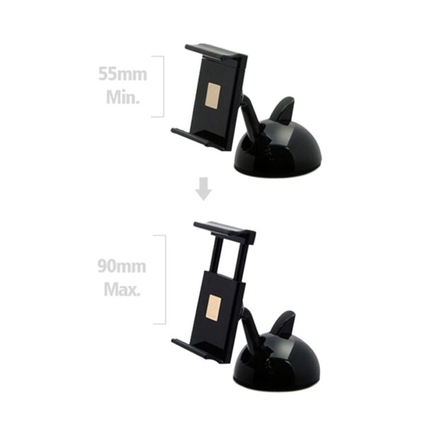 Xenomix ΒΑΣΗ ΣΤΗΡΙΞΗΣ XENOMIX S5 ΚΙΝΗΤΟΥ/GPS (6-9,5 cm) ΓΙΑ ΤΑΜΠΛΟ/ΤΖΑΜΙ ΠΑΡΜΠΡΙΖ (ΜΑΥΡΟ) - Image 4