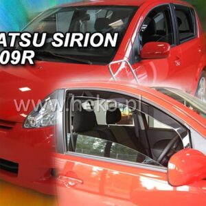 Heko ΑΝΕΜΟΘΡΑΥΣΤΕΣ ΓΙΑ DAIHATSU SIRION 5D 2005-2010 ΖΕΥΓΑΡΙ ΑΠΟ ΕΥΚΑΜΠΤΟ ΦΙΜΕ ΠΛΑΣΤΙΚΟ HEKO - 2 ΤΕΜ.