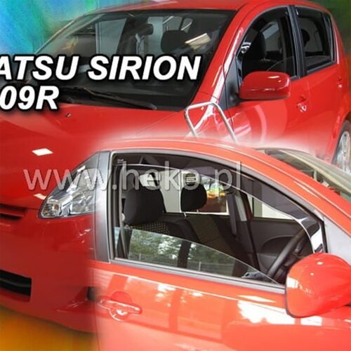 Heko ΑΝΕΜΟΘΡΑΥΣΤΕΣ ΓΙΑ DAIHATSU SIRION 5D 2005-2010 ΖΕΥΓΑΡΙ ΑΠΟ ΕΥΚΑΜΠΤΟ ΦΙΜΕ ΠΛΑΣΤΙΚΟ HEKO – 2 ΤΕΜ.
