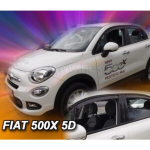 Heko ΑΝΕΜΟΘΡΑΥΣΤΕΣ ΓΙΑ FIAT 500X 5D 2015 ΣΕΤ ΑΥΤΟΚΙΝΗΤΟΥ ΑΠΟ ΕΥΚΑΜΠΤΟ ΦΙΜΕ ΠΛΑΣΤΙΚΟ HEKO - 4 ΤΕΜ.