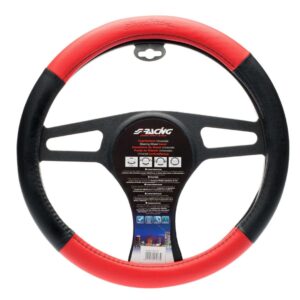 Simoni Racing ΚΑΛΥΜΜΑ ΤΙΜΟΝΙΟΥ TROPHY 1 37-39 cm (ΜΑΥΡΟ/ΚΟΚΚΙΝΟ ΔΕΡΜΑΤΙΝΗ)