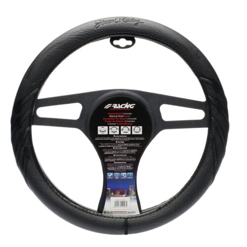 Simoni Racing ΚΑΛΥΜΜΑ ΤΙΜΟΝΙΟΥ DARK 37-39 cm (ΜΑΥΡΟ/ΔΕΡΜΑΤΙΝΗ)