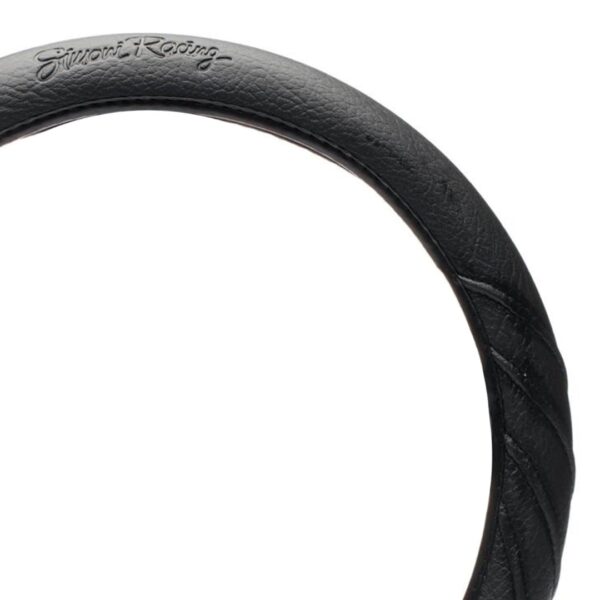 Simoni Racing ΚΑΛΥΜΜΑ ΤΙΜΟΝΙΟΥ DARK 37-39 cm (ΜΑΥΡΟ/ΔΕΡΜΑΤΙΝΗ) - Image 2