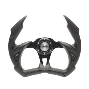 Simoni Racing ΤΙΜΟΝΙ X5 STEALTH ΜΑΥΡΟ ΠΟΛΥΟΥΡΕΘΑΝΗΣ ΤΡΙΑΚΤΙΝΟ ΚΟΜΜΕΝΟ ΔΙΑΜΕΤΡΟΣ 350mm ΠΑΧΟΣ 120mm SIMONI RACING - 1 ΤΕΜ.