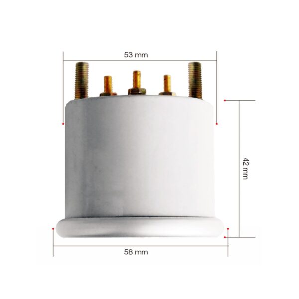 Simoni Racing ΣΤΡΟΦΟΜΕΤΡΟ ΨΗΦΙΑΚΟ 58mm ΓΙΑ ΜΗΧΑΝΕΣ ΜΕ 4/6/8 ΚΥΛΙΝΔΡΟΥΣ (ΜΑΥΡΟ ΚΑΝΤΡΑΝ ΜΕ ΜΠΛΕ ΦΩΤΙΣΜΟ/WARNING LED) - Image 2