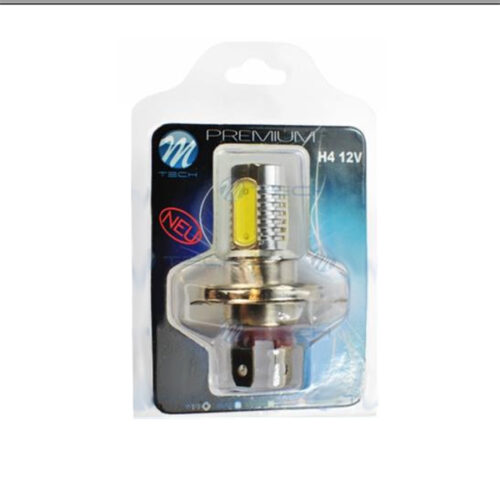 M-Tech Λάμπα Η4 LED 4×1,5W HP 6W 12V Λευκή 1τεμ