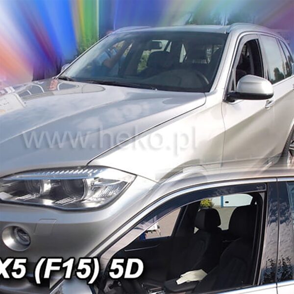 Heko ΑΝΕΜΟΘΡΑΥΣΤΕΣ ΓΙΑ BMW X5 F15 5D 2013-2018 ΖΕΥΓΑΡΙ ΑΠΟ ΕΥΚΑΜΠΤΟ ΦΙΜΕ ΠΛΑΣΤΙΚΟ HEKO - 2 ΤΕΜ.