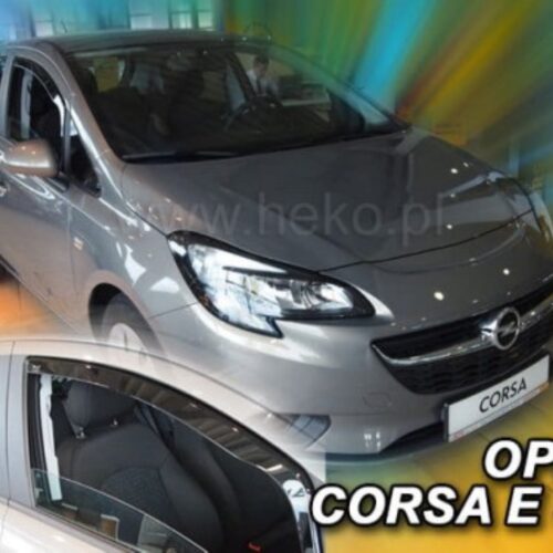 Heko ΑΝΕΜΟΘΡΑΥΣΤΕΣ ΓΙΑ OPEL CORSA D 5D 09/2006-2014 /CORSA E 5D 2015+ ΣΕΤ ΑΥΤΟΚΙΝΗΤΟΥ ΑΠΟ ΕΥΚΑΜΠΤΟ ΦΙΜΕ ΠΛΑΣΤΙΚΟ HEKO – 4 ΤΕΜ.