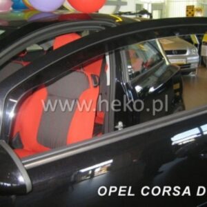 Heko ΑΝΕΜΟΘΡΑΥΣΤΕΣ ΓΙΑ OPEL CORSA D 3D 09/2006-2014 ΖΕΥΓΑΡΙ ΑΠΟ ΕΥΚΑΜΠΤΟ ΦΙΜΕ ΠΛΑΣΤΙΚΟ HEKO - 2 ΤΕΜ.