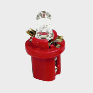 Lampa ΛΑΜΠΑΚΙΑ ΜΕ LED B8.5d ΚΟΚΚΙΝΟ ΦΩΣ ΚΑΡΦΙ