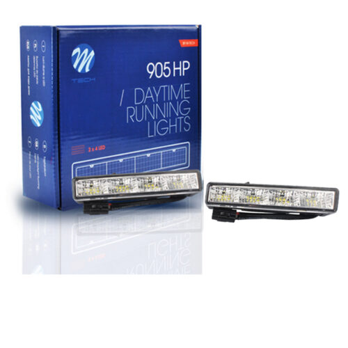 M-Tech ΠΡΟΣΘΕΤΟ DAYTIME DRL 905HP 12/24V – OSRAM – ΔΙΕΘΝΕΣ (ΜΕ 2x4HP LED – 127 Χ 31 Χ 22mm) – 2 ΤΕΜ. M-TECH