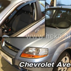 Heko ΑΝΕΜΟΘΡΑΥΣΤΕΣ ΓΙΑ CHEVROLET AVEO CLASSIC 4D SEDAN 2004-2006 / 5D HTB 2004-2010 ΖΕΥΓΑΡΙ ΕΞΩΤΕΡΙΚΟΙ ΑΠΟ ΕΥΚΑΜΠΤΟ ΦΙΜΕ ΠΛΑΣΤΙΚΟ HEKO - 2 ΤΕΜ.