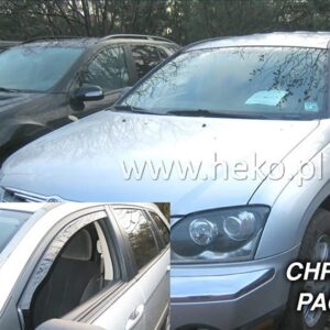Heko ΑΝΕΜΟΘΡΑΥΣΤΕΣ ΓΙΑ CHRYSLER PACIFICA 5D 2004-2018 ΖΕΥΓΑΡΙ ΑΠΟ ΕΥΚΑΜΠΤΟ ΦΙΜΕ ΠΛΑΣΤΙΚΟ HEKO - 2 ΤΕΜ.