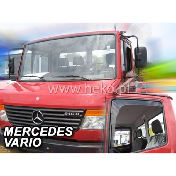 Heko ΑΝΕΜΟΘΡΑΥΣΤΕΣ ΓΙΑ MERCEDES VARIO W670 2D / 814 / 816 / 817 (ΔΙΑΣΤΑΣΕΙΣ 58x58cm) ΖΕΥΓΑΡΙ ΑΠΟ ΕΥΚΑΜΠΤΟ ΦΙΜΕ ΠΛΑΣΤΙΚΟ HEKO - 2 ΤΕΜ.