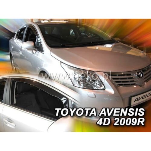 Heko ΑΝΕΜΟΘΡΑΥΣΤΕΣ ΓΙΑ TOYOTA AVENSIS 4D/5D 2009+ ΖΕΥΓΑΡΙ ΑΠΟ ΕΥΚΑΜΠΤΟ ΦΙΜΕ ΠΛΑΣΤΙΚΟ HEKO – 2 ΤΕΜ.