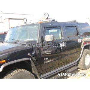 Heko ΑΝΕΜΟΘΡΑΥΣΤΕΣ ΓΙΑ HUMMER H2 2002-2009 5D ΣΕΤ ΑΥΤΟΚΙΝΗΤΟΥ ΑΠΟ ΕΥΚΑΜΠΤΟ ΦΙΜΕ ΠΛΑΣΤΙΚΟ HEKO - 4 ΤΕΜ.