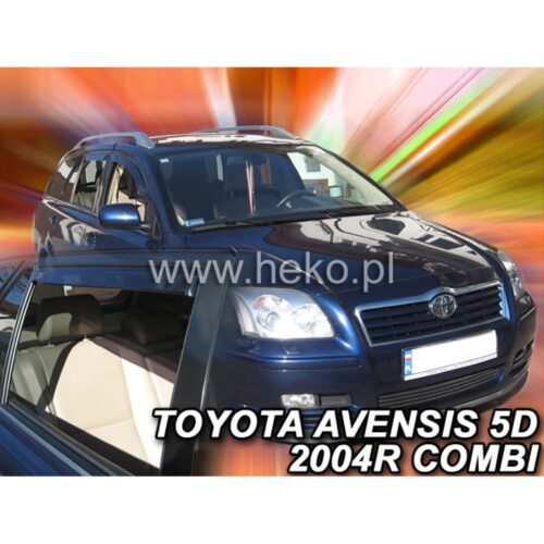 Heko ΑΝΕΜΟΘΡΑΥΣΤΕΣ ΓΙΑ TOYOTA AVENSIS COMBI 5D 2004-2009 ΣΕΤ ΑΥΤΟΚΙΝΗΤΟΥ ΑΠΟ ΕΥΚΑΜΠΤΟ ΦΙΜΕ ΠΛΑΣΤΙΚΟ HEKO – 4 ΤΕΜ.