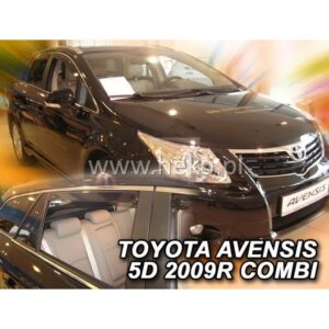 Heko ΑΝΕΜΟΘΡΑΥΣΤΕΣ ΓΙΑ TOYOTA AVENSIS 5D COMBI 2009+ ΣΕΤ ΑΥΤΟΚΙΝΗΤΟΥ ΑΠΟ ΕΥΚΑΜΠΤΟ ΦΙΜΕ ΠΛΑΣΤΙΚΟ HEKO - 4 ΤΕΜ.