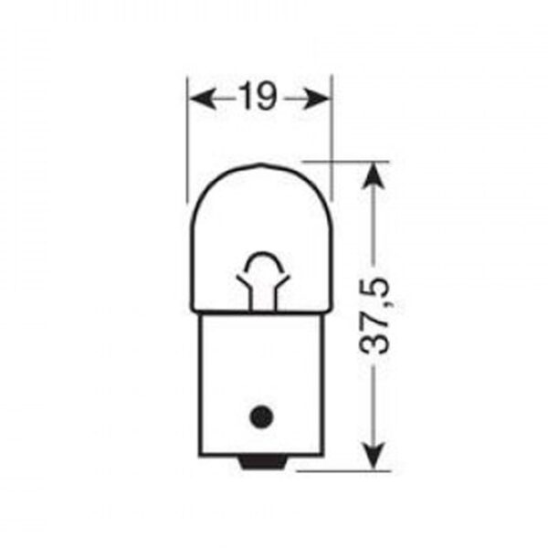 Osram RY10W 12V 10W BAU15s 10ΤΕΜ. - Image 2