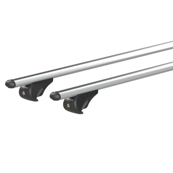 Nordrive ΜΠΑΡΕΣ ΟΡΟΦΗΣ ΓΙΑ S/W RAIL-TOP ΑΛΟΥΜΙΝΙΟΥ 127cm ΜΕ ΚΛΕΙΔΙ 2τεμ. - Image 2