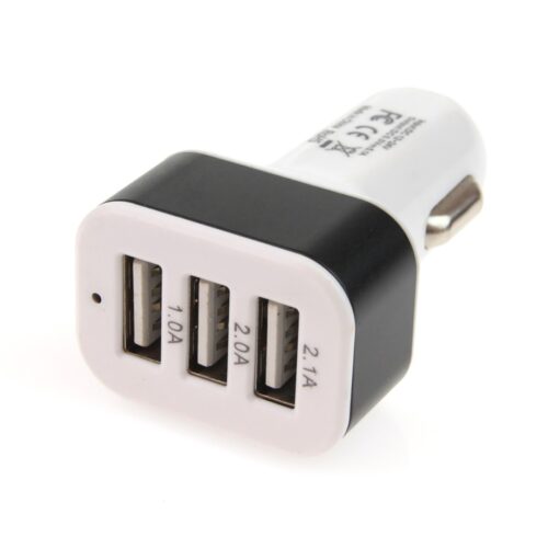 Amio ΦΟΡΤΙΣΤΗΣ ΑΝΑΠΤΗΡΑ ΜΕ 3 ΘΥΡΕΣ USB 12/24V 5100mA (1Α, 2Α, 2.1Α) AMiO – 1 ΤΕΜ.