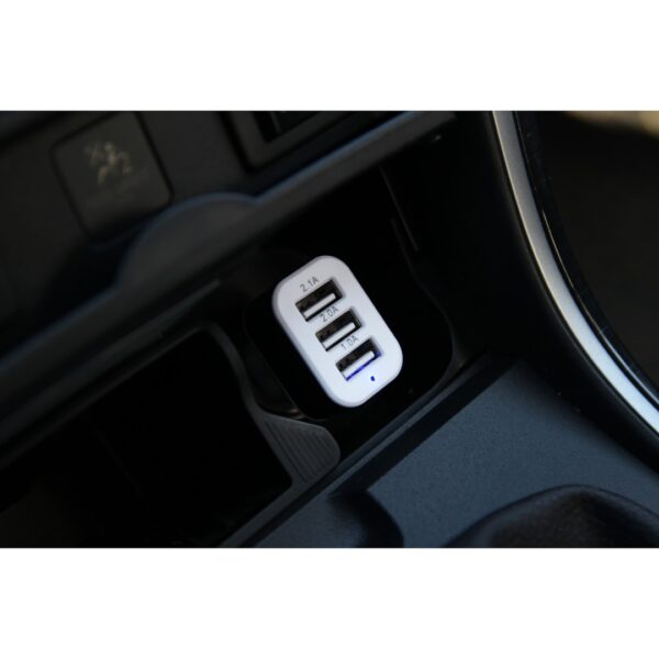 Amio ΦΟΡΤΙΣΤΗΣ ΑΝΑΠΤΗΡΑ ΜΕ 3 ΘΥΡΕΣ USB 12/24V 5100mA (1Α, 2Α, 2.1Α) AMiO - 1 ΤΕΜ. - Image 3