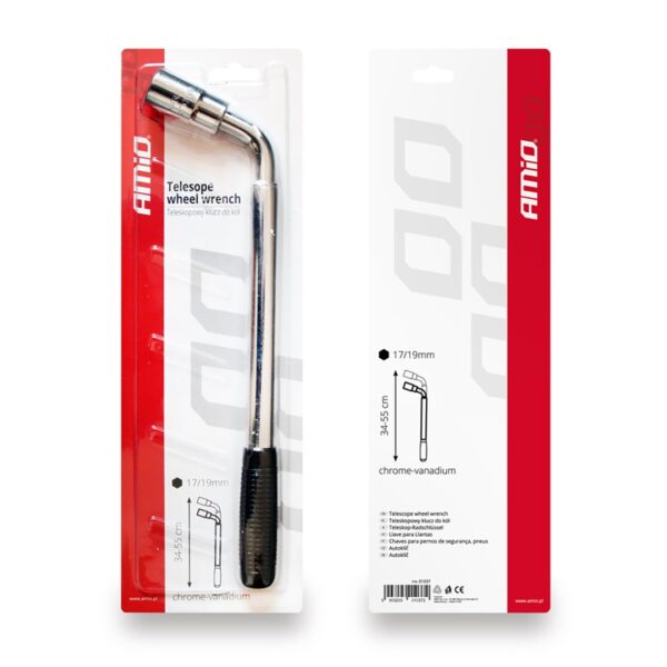 Amio ΜΠΟΥΛΟΝΟΚΛΕΙΔΟ ΤΗΛΕΣΚΟΠΙΚΟ 34-55cm TWW (17-19mm) AMiO - 1 ΤΕΜ. - Image 2