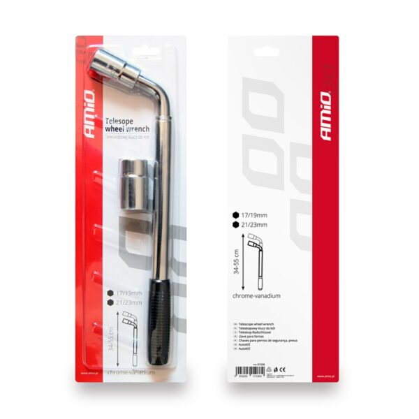 Amio ΜΠΟΥΛΟΝΟΚΛΕΙΔΟ ΤΗΛΕΣΚΟΠΙΚΟ 34-55cm TWW (17-19mm /21-23mm ) AMiO - 1 ΤΕΜ. - Image 2