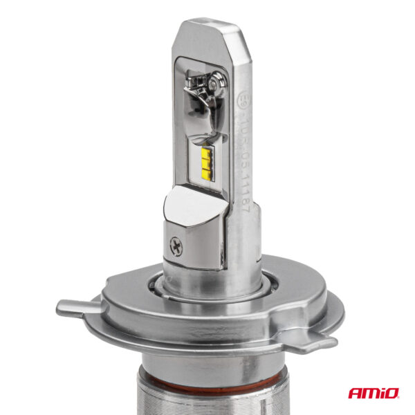 Amio H4 RS+ SERIES 12-36V 50W 6000K 3500lm +200% LED CAN-BUS (ΨΥΚΤΡΑ ΛΕΠΙΔΕΣ ΦΤΕΡΟΥ)​ AMIO - 2 ΤΕΜ. - Image 3