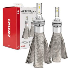 Amio H8/H9/H11 RS+ SERIES 12-36V 50W 6000K 3500lm +200% LED CAN-BUS (ΨΥΚΤΡΑ ΛΕΠΙΔΕΣ ΦΤΕΡΟΥ) ΑΜΙΟ - 2ΤΕΜ