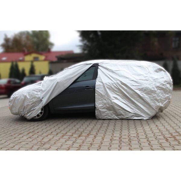 Amio ΚΟΥΚΟΥΛΑ ΑΥΤΟΚΙΝΗΤΟΥ COTTON 120G - SUV/VAN X-LARGE (ΑΣΗΜΙ/ΦΕΡΜΟΥΑΡ - 510 X 185 X 150 cm) AMiO - 1 ΤΕΜ. - Image 2