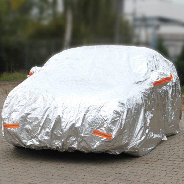 Amio ΚΟΥΚΟΥΛΑ ΑΥΤΟΚΙΝΗΤΟΥ COTTON 120G - SUV/VAN X-LARGE (ΑΣΗΜΙ/ΦΕΡΜΟΥΑΡ - 510 X 185 X 150 cm) AMiO - 1 ΤΕΜ. - Image 3