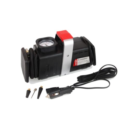 Amio ΚΟΜΠΡΕΣΕΡ ΑΕΡΑ 12V/220V 150PSI (ΜΑΝΟΜΕΤΡΟ/ΦΙΣ/3 ΑΝΤΑΠΤΟΡΕΣ/ΚΑΛΩΔΙΟ 300cm) AMIO