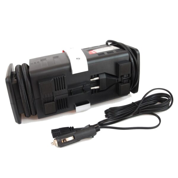 Amio ΚΟΜΠΡΕΣΕΡ ΑΕΡΑ 12V/220V 150PSI (ΜΑΝΟΜΕΤΡΟ/ΦΙΣ/3 ΑΝΤΑΠΤΟΡΕΣ/ΚΑΛΩΔΙΟ 300cm) AMIO - Image 2
