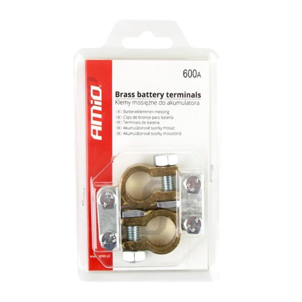 Amio ΠΟΛΟΙ ΜΠΑΤΑΡΙΑΣ 600AMP AMiO - 2 ΤΕΜ. - Image 2
