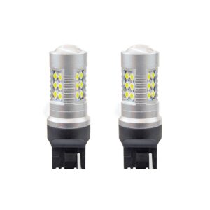 Amio W21W T20 12/24V 6,2W 5.600K LED 24xSMD3030 CAN-BUS ΛΕΥΚΟ 18x56mm 2ΤΕΜ.